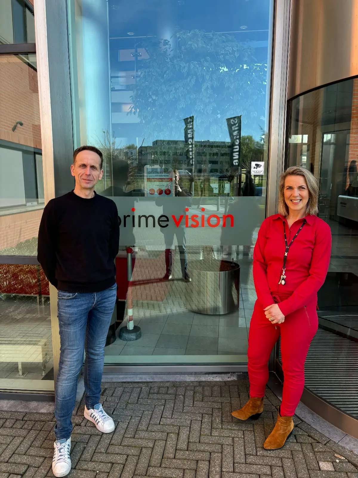 Patrick and Ellen from Primevision customer case Forwardmarketing